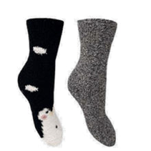 2 PK BRAMBLE LADIES FLUFFY SOCKS