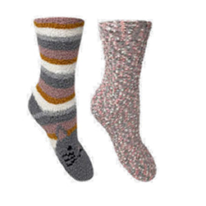 2 PK BRAMBLE LADIES FLUFFY SOCKS