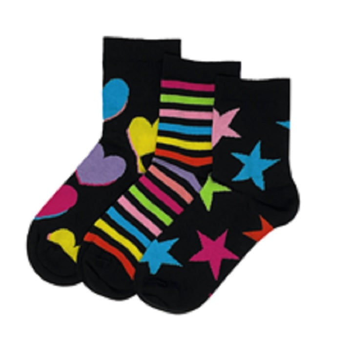 3 PK CLEVERSOCKS LADIES DESIGN SOCKS