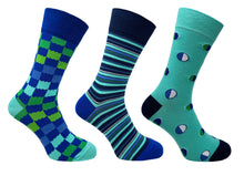 3PK CLEVERSOCKS MENS DESIGN SOCKS