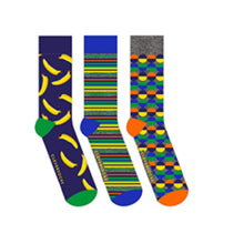 3 PK MENS CLEVERSOCKS DESIGN SOCKS