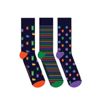 3pk Mens Cleversocks Xmas Design Socks