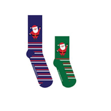 2pk Cleversocks Xmas Mini Me Socks