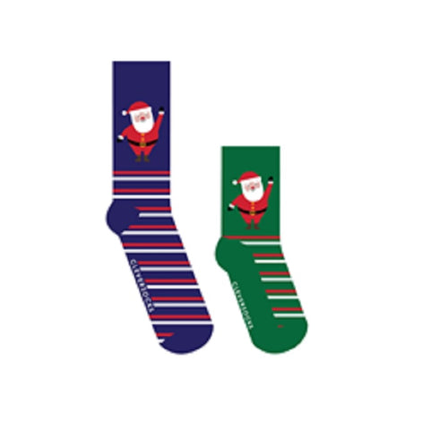 2pk Cleversocks Xmas Mini Me Socks