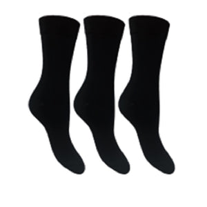 3 PK FLEXITOP LADIES PLAIN SOCKS