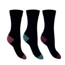 3 PK FLEXITOP LADIES  DESIGN SOCKS