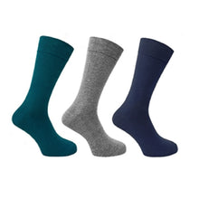 3 PK FLEXITOP MENS PLAIN SOCKS
