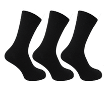 3 PK FLEXITOP MENS PLAIN SOCKS