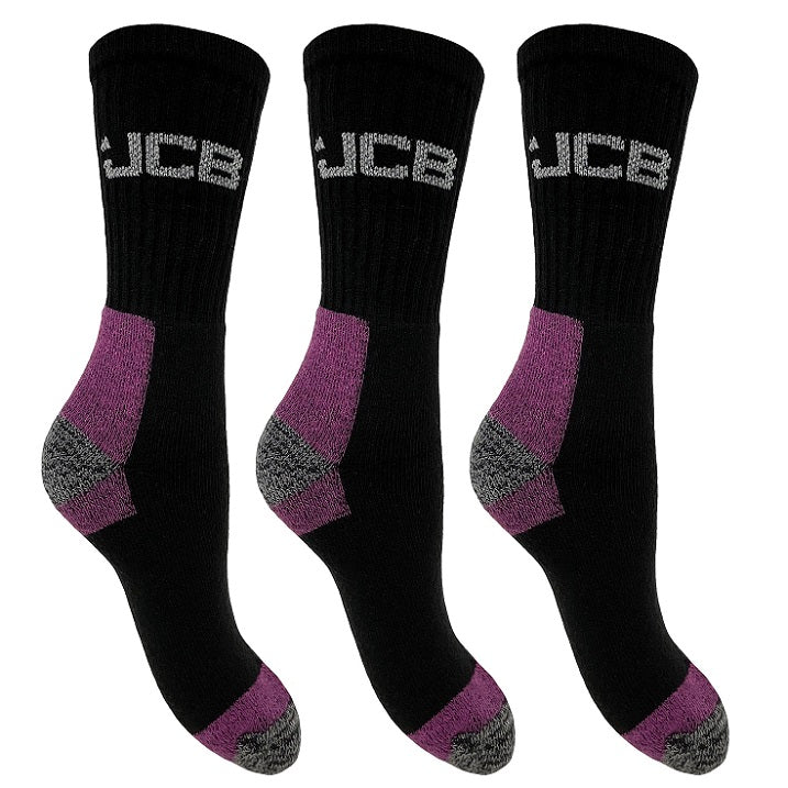3PK LADIES WORK SOCKS