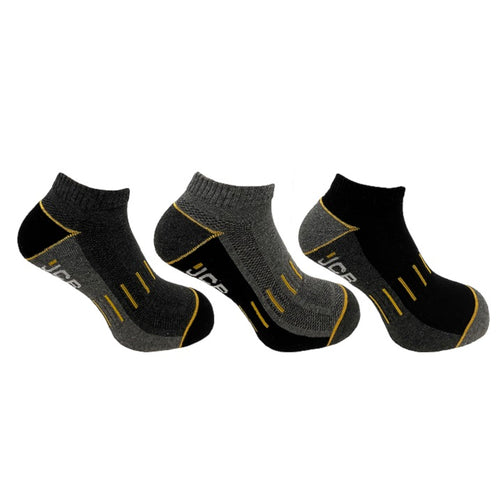 3 PK JCB MENS COTTON RICH TRAINER LINERS