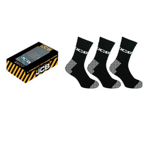 2pk Mens JCB Work Socks Gift Box