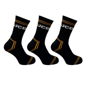 3PK MENS JCB COMFORT WORK SOCKS