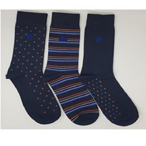 3PK PIERRE CARDIN DESIGN SOCKS