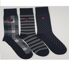 3PK PIERRE CARDIN DESIGN SOCKS