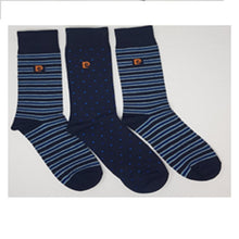 3PK PIERRE CARDIN DESIGN SOCKS