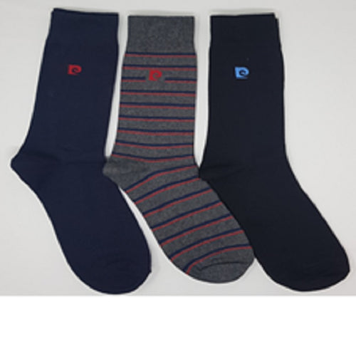 3PK PIERRE CARDIN DESIGN SOCKS