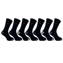 7 PK PIERRE CARDIN MENS HEEL AND TOE DESIGN SOCKS