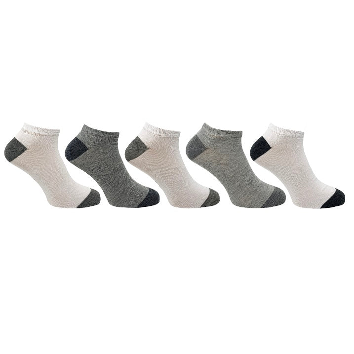 5PK PIERRE CARDIN HEEL AND TOE TRAINER LINERS