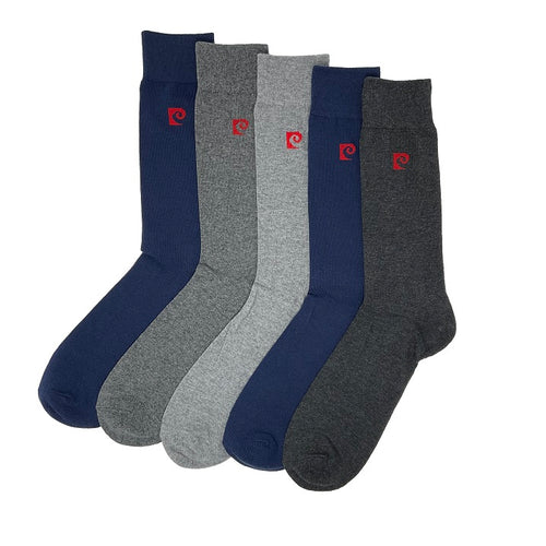 5PK MENS BCI COTTON PLAIN SOCKS 7-11