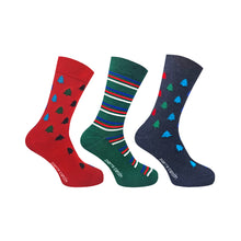3PK XMAS DESIGN SOCKS