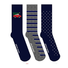 3PK XMAS DESIGN SOCKS