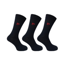 3PK MENS PIERRE CARDIN BCI COTTON PLAIN SOCKS