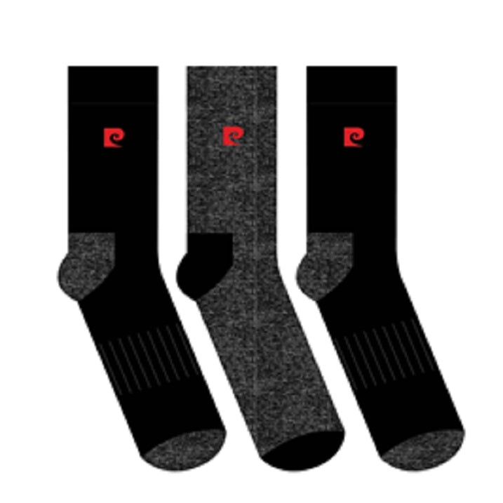 3PK MENS PIERRE CARDIN BOOT SOCKS