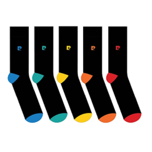 5PK MENS PIERRE CARDIN BAMBOO H&T SOCKS