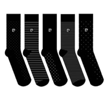 5 PK PIERRE CARDIN MENS BAMBOO DESIGN SOCKS