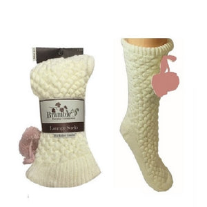 1 PK BRAMBLE LADIES SLIPPER SOCKS