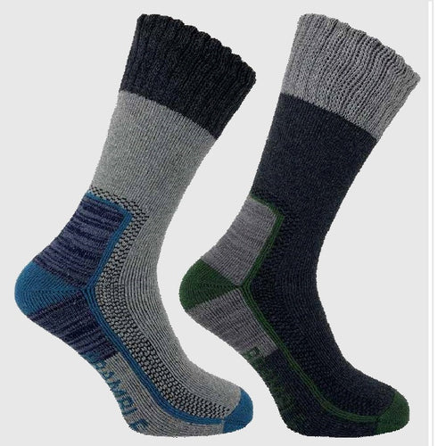 2 PK BRAMBLE MENS WEEKEND RAMBLER SOCKS