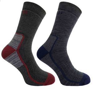 2 PK BRAMBLE MENS WEEKEND RAMBLER SOCKS