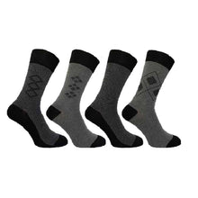 4 PK FLEXITOP MENS BAMBOO SOCKS