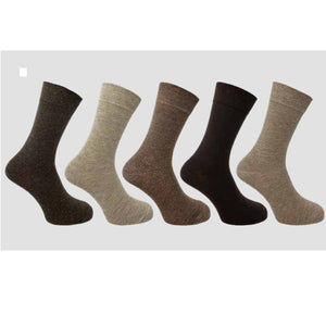 5 PK FLEXITOP MENS PLAIN SOCKS