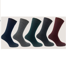 5 PK FLEXITOP MENS PLAIN SOCKS