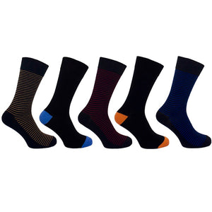 5 PK FLEXITOP MENS DESIGN SOCKS