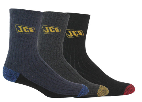 3 PK JCB MINI ME BOYS OUTDOOR ACTIVITY SOCKS