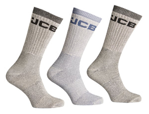 3 PK JCB MENS CASUAL BOOT SOCKS