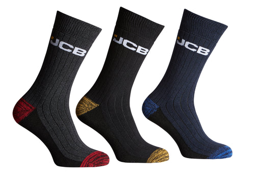 3 PK JCB MENS BOOT SOCKS