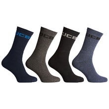 4 PK JCB MENS CREW SOCKS