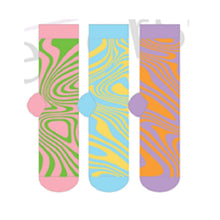 3 PK LADIES NICE DESIGN SOCKS