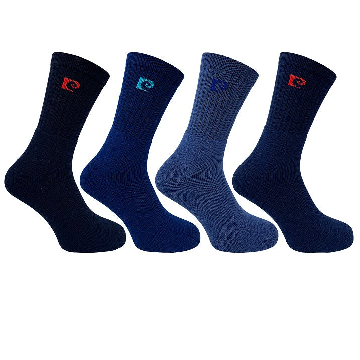 4 PK PIERRE CARDIN ACTIVE CASUAL SPORTS SOCKS