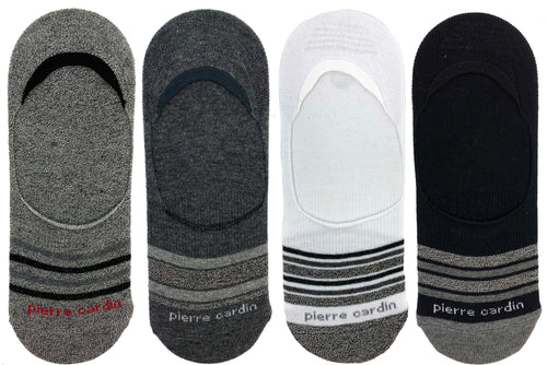 4PK PIERRE CARDIN INVISILINER SOCKS