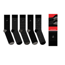 5 PK PIERRE CARDIN DESIGN SOCKS