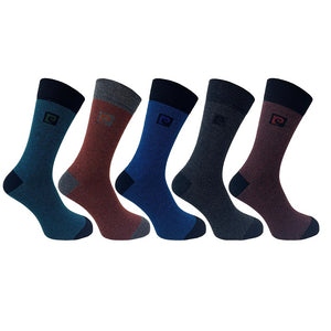 5 PK PIERRE CARDIN DESIGN SOCKS