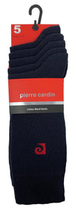 5 PK PIERRE CARDIN MENS FORMAL SOCKS