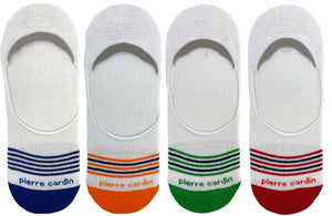 4PK PIERRE CARDIN INVISILINER SOCKS